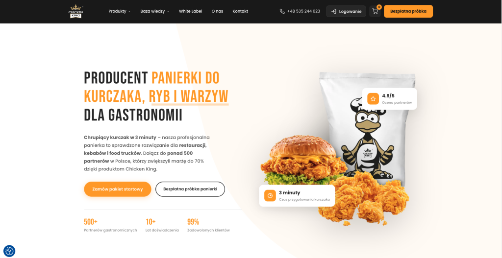Chicken King — sklep B2B i strona producenta
